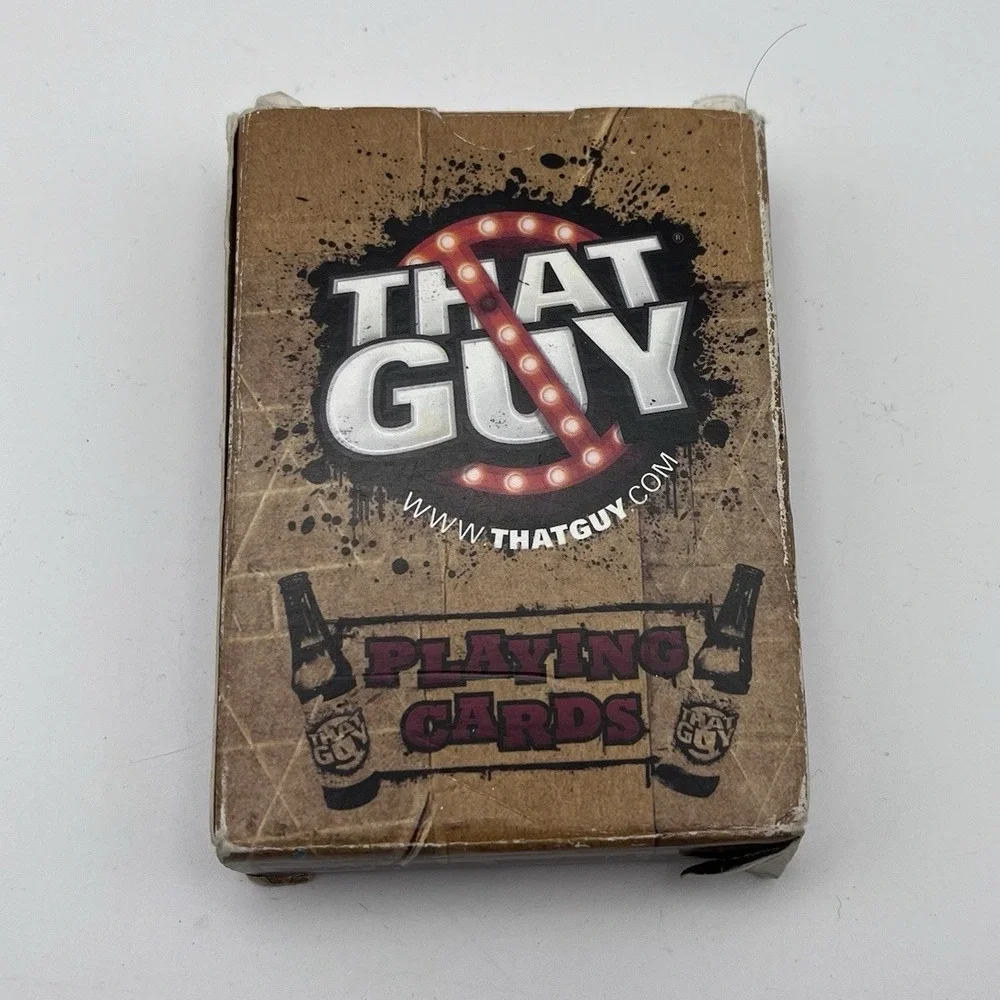 Military That Guy Playing‎ Cards Deck US Army Public Health Campaign Rare